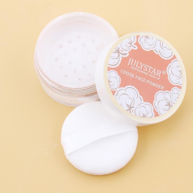 Concealer Loose Powder Light Nude Matte Powder Waterproof Sweatproof Non-removal Makeup Setting Powder