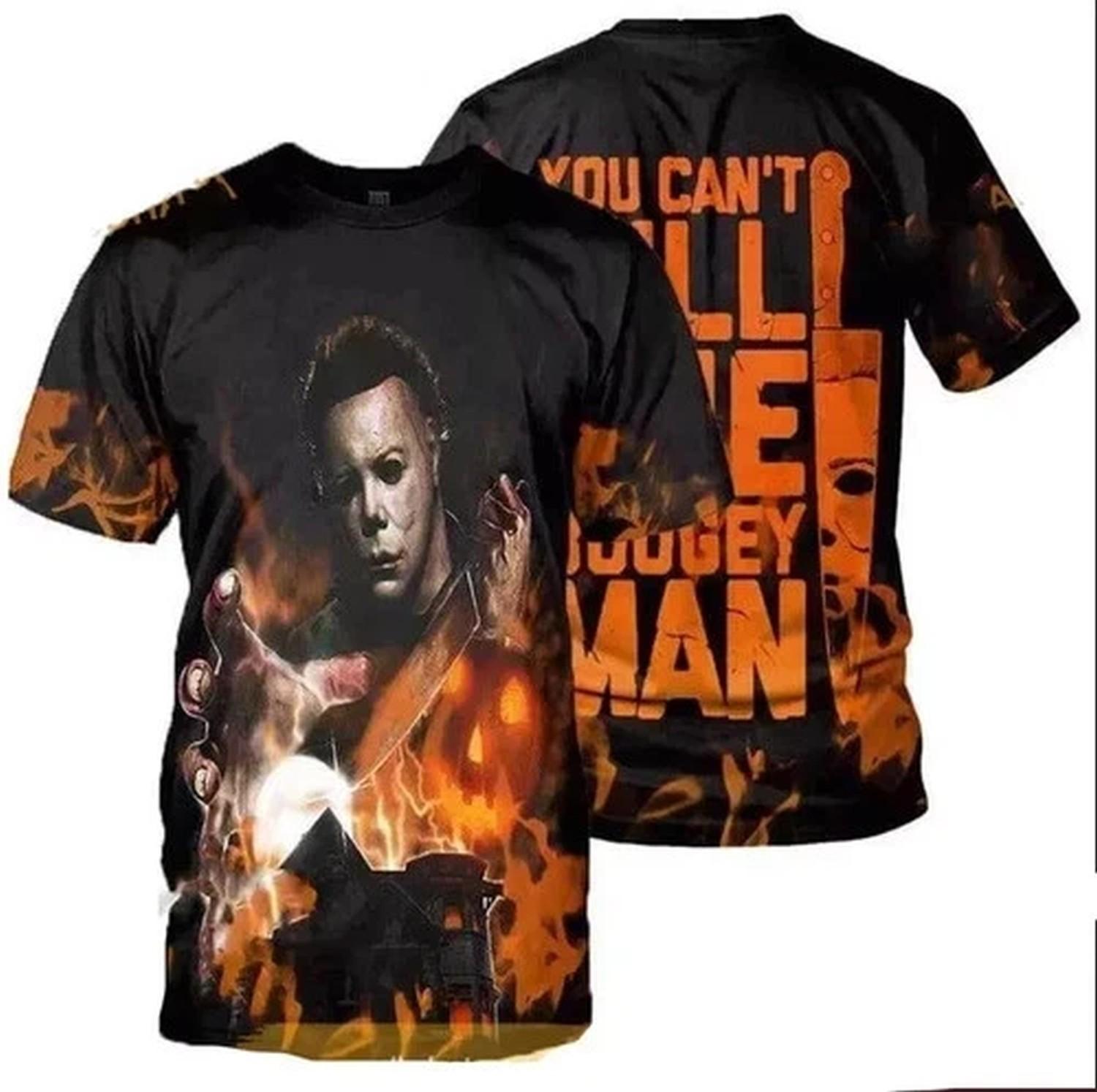 Michael Myers Halloween 3D T-Shirt Polyester S