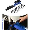 JFG RACING Motorcycle Front & Rear Rescue Pull Belt Universal Adjustable Dirt Bike Pull Straps For Most Pit Dirt Bike Street Bike, BLUE