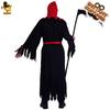 Halloween party costume cosplay black hooded robe stage costume prom costume