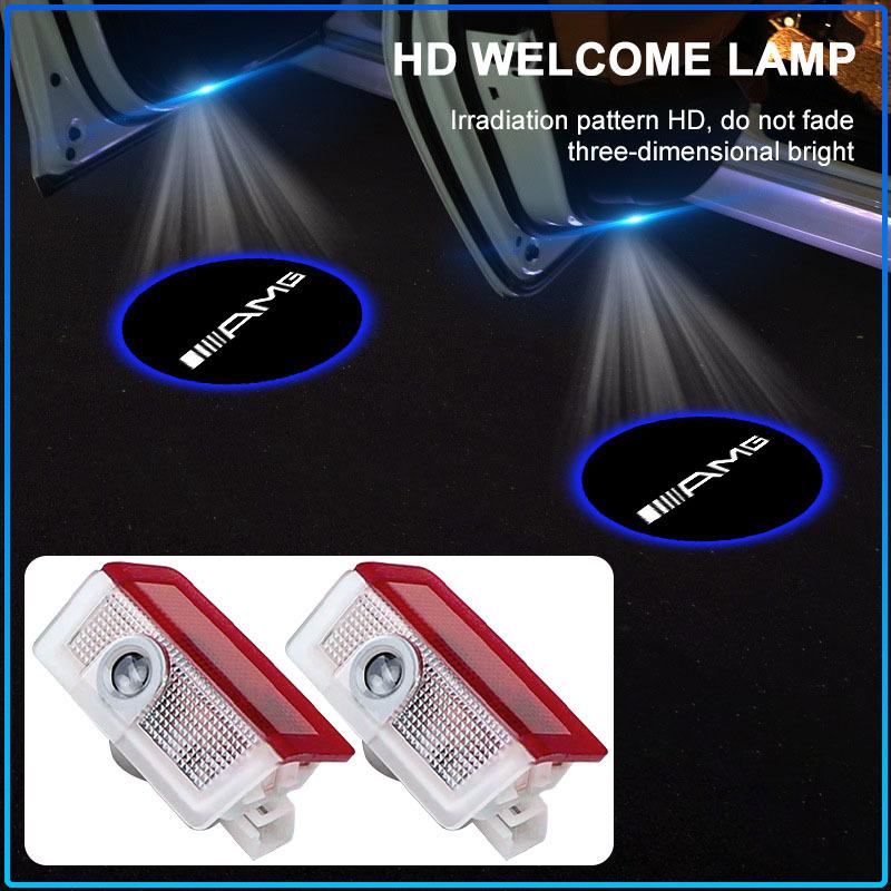 Voor Mercedes-Benz W213 W212 W220 W221 W222 W108 W126 W140 W168 W169 W176 W177 2ST Auto Deur Welkom LED Verlichting Projector Lamp Auto Accessoires