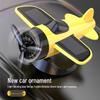 Solar-Powered Rotating Airplane Dashboard Ornament