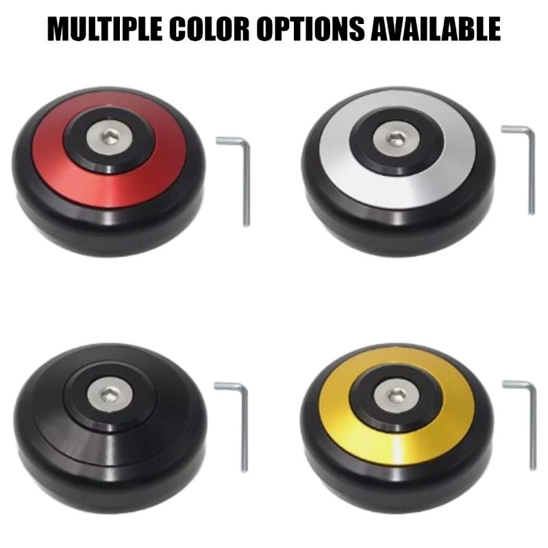 Elegante Tapa de Cubo de Rueda Delantera de Aluminio para Motocicleta Tapacubos de Rueda de Motocicleta de Precisión Instalación Rápida para Moto 30