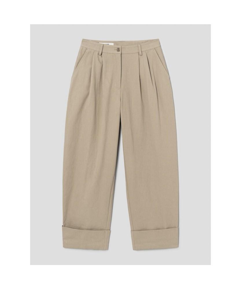 8SECONDS Balloon Roll-Up Chino Pants Beige