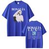 Singer Rosalía LUX Tour Concert Album 2026 Printed TShirt Unisex Trendy Fashion Short Sleeve Vintage Loose TShirt