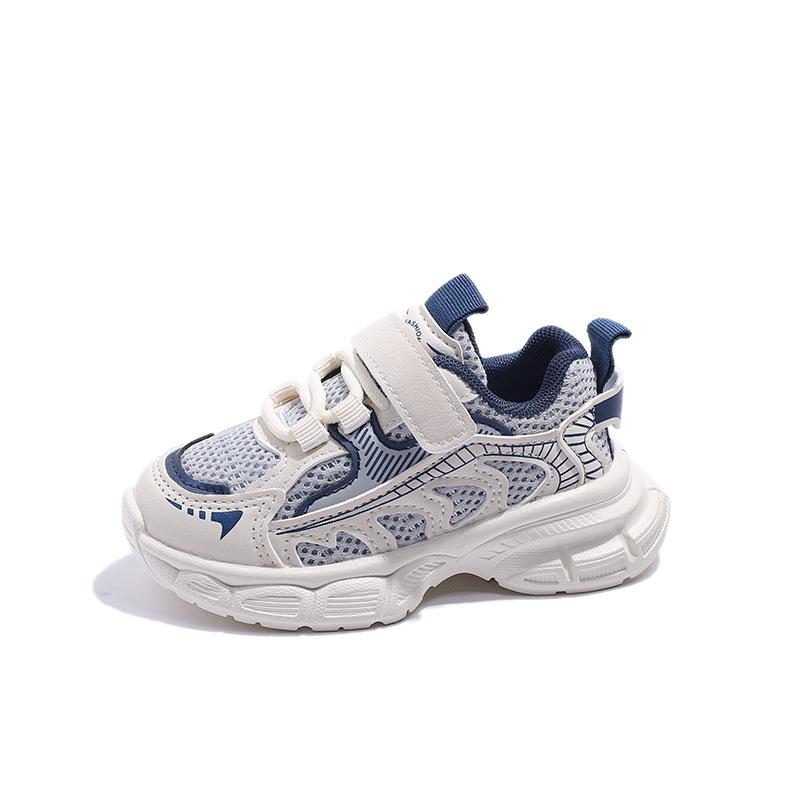 Boys' sports shoes 2025 spring new children's breathable mesh dad shoes fashion casual shoes girls running shoes