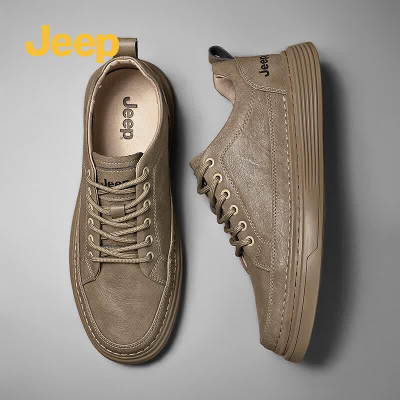 Jeep Men's Leather Casual & Work Shoes
