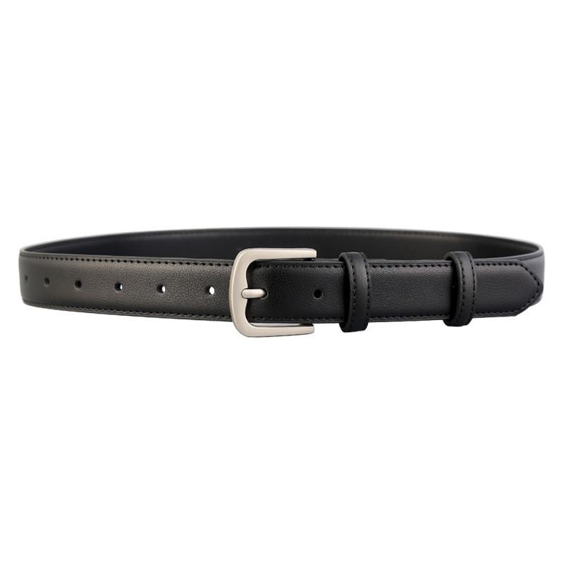Genuine Leather Lady Belt With Alloy Buckle For Business And Casual Outfits