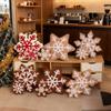 Christmas Soft Stuffed Pillow Cushion Winter Snowflake Plush Toy Dolls Merry Christmas Decors Kid Gifts Happy Latest Year