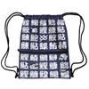 Leichte Sporttasche für VereinsSchuh Heiß und Faltbar und Unisex Perfekt für und Ein tolles Geschenk für Bietet einen Fisch-Kanji-Indigoblau und eine Grafik Ein Tolles