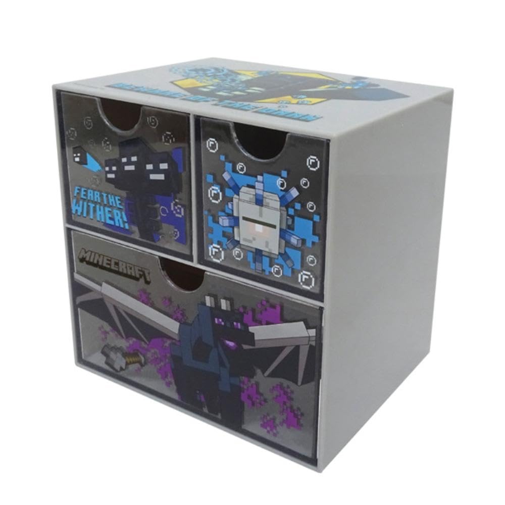 K Company Minecraft Character Chest, Gray, MCT-CH2-GR