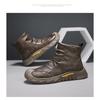 Mens Warm Fleece Lined Casual High Top Durable Outdoor Work Martin Boots