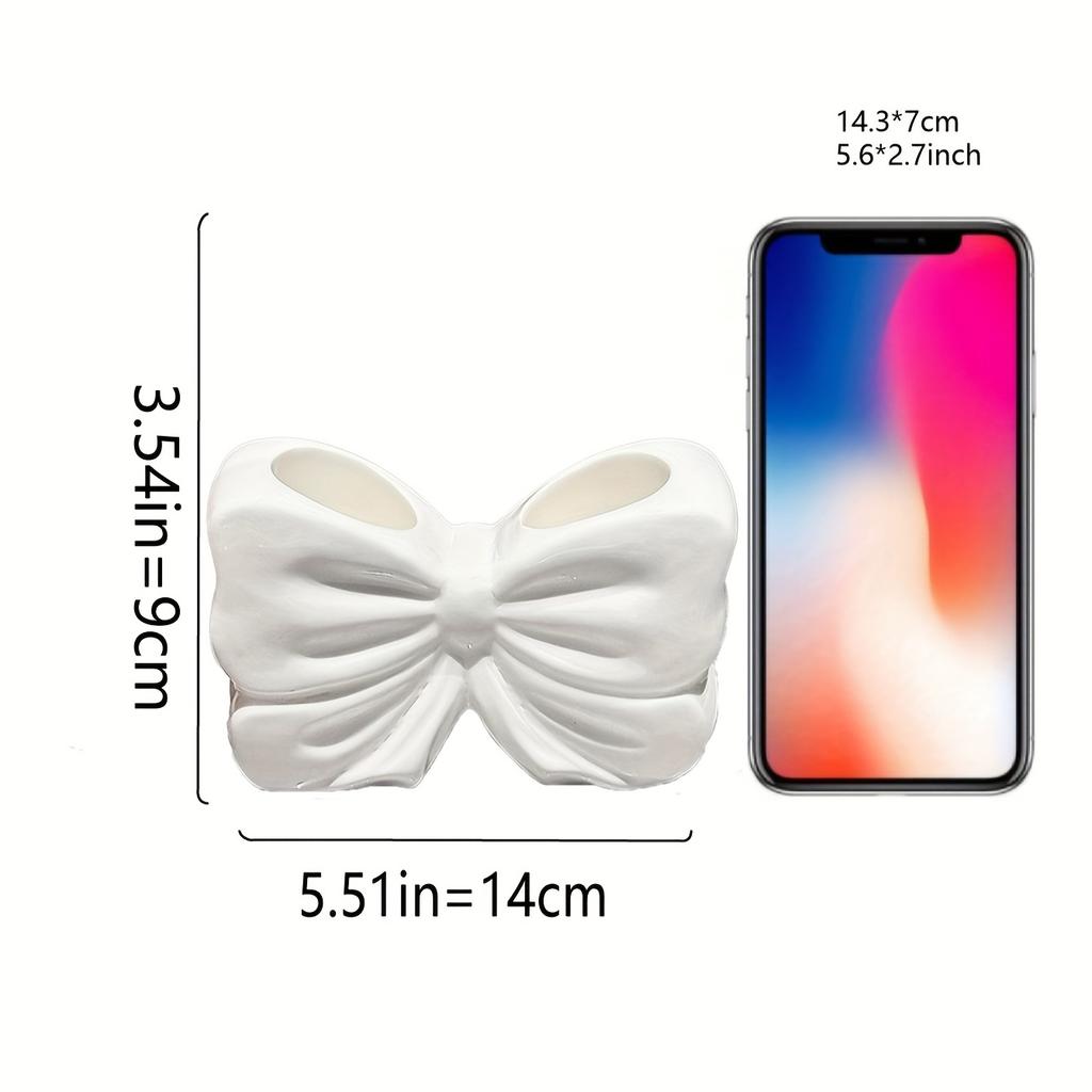 Cute Bow Toothbrush Holder, Bow Personalized Decoration, Bow Shaped Toothbrush Holders, Bathroom Countertop Accessories