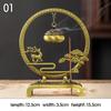 Retro Räuchergefäß Hohllegierung Hängendes Räuchergefäß Haushalt Räucherstäbchen Ornament Lotusbrenner Heim Büro Dekor Neu