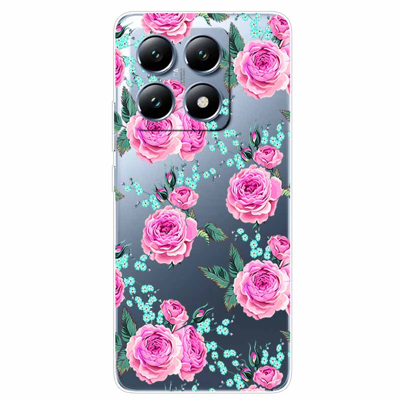 For Xiaomi 14T Case Transparent Cute Soft Silicone TPU Coque for Xiaomi 14t Pro Phone Cover Clear Capa Mi14T 14 t 14tPro Shells