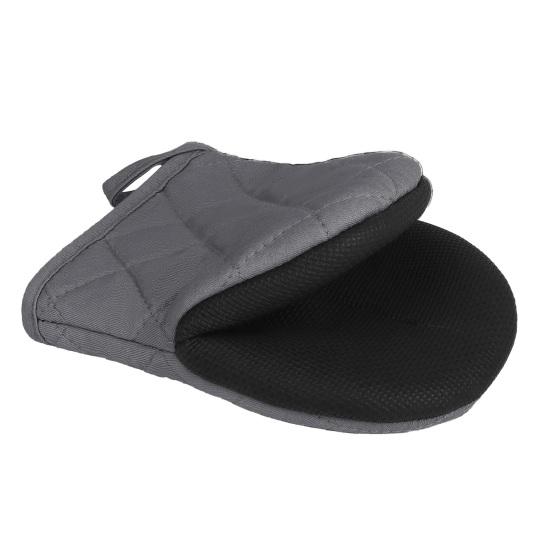 1 Manopla de Horno Corta con Agarre Antideslizante Alta Resistencia al Calor Forro de Algodón Más Grueso Cocina Microondas