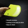 Plastic Scraper Cake Cream Scraper Flour Dough Cutting Knife Intestine Powder Scraper Kitchen DIY Tools Kitchen Baking Tools