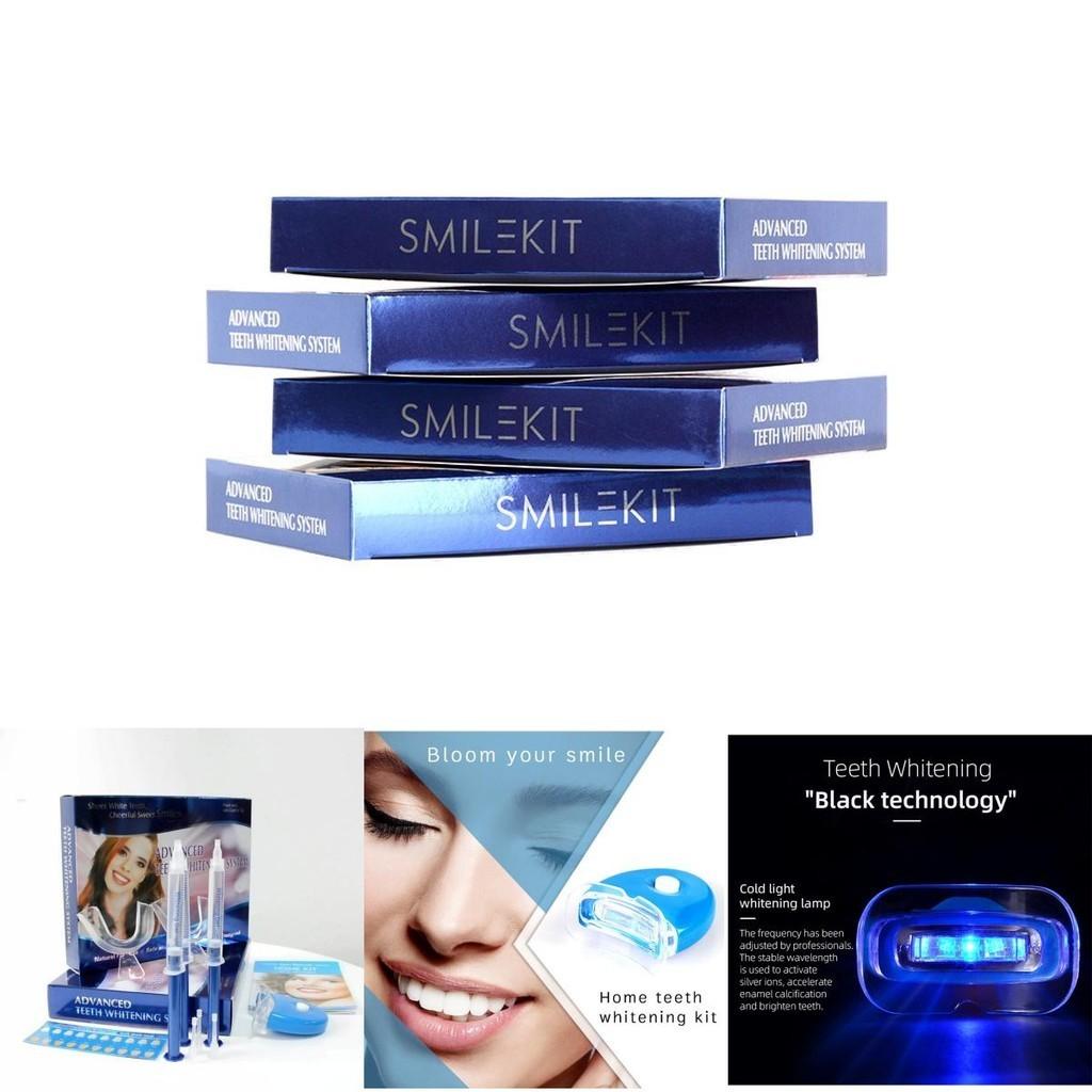Wybielający Zestaw Uśmiechu Lampa Światła do Zębów Zestaw Wybielacz do Zębów Higiena Jamy Ustnej Biały