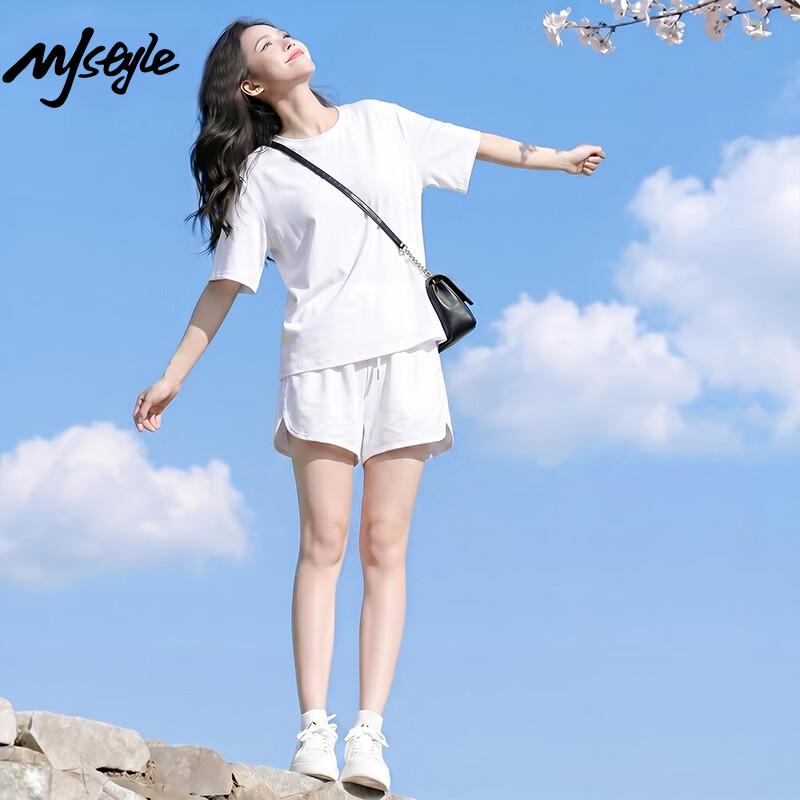 MJ STYLE Women's Cool-Feel Pique Fitted T-Shirt