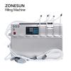 ZONESUN ZS-MPSP4 4 Heads Semi-Automatic Spout Pouch Soybean Milk Drink Liquid Filling Machine