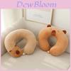 U Shaped Plush Water Buffalo Pillow With Pp Cotton For Office Travel Napping Comfort