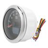 Tachometer 85mm Speed Gauge Waterproof 4000RPM DC 9‑32V Pressure Counter for Car