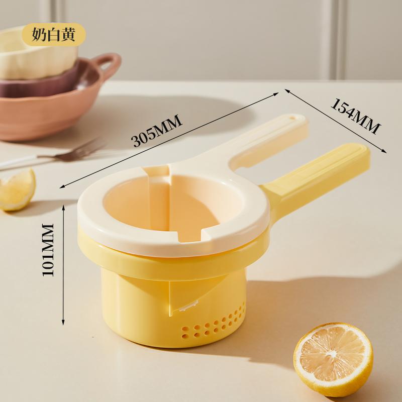

Vegetable Filling Water Squeezing Machine Kitchen Dumpling Filling Dehydrator Manual Rotating Vegetable Water Squeezing Tools жёлтый