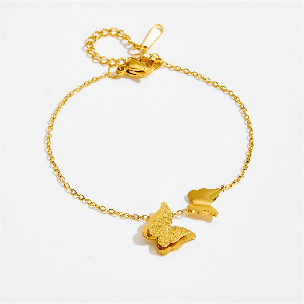 Koreanisches Dongdaemun Titanstahl Damenmode Armband - Edelstahl, High-End, Grenzüberschreitendes Design.