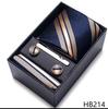 Men's Formal Business Jacquard Tie Gift Box Set