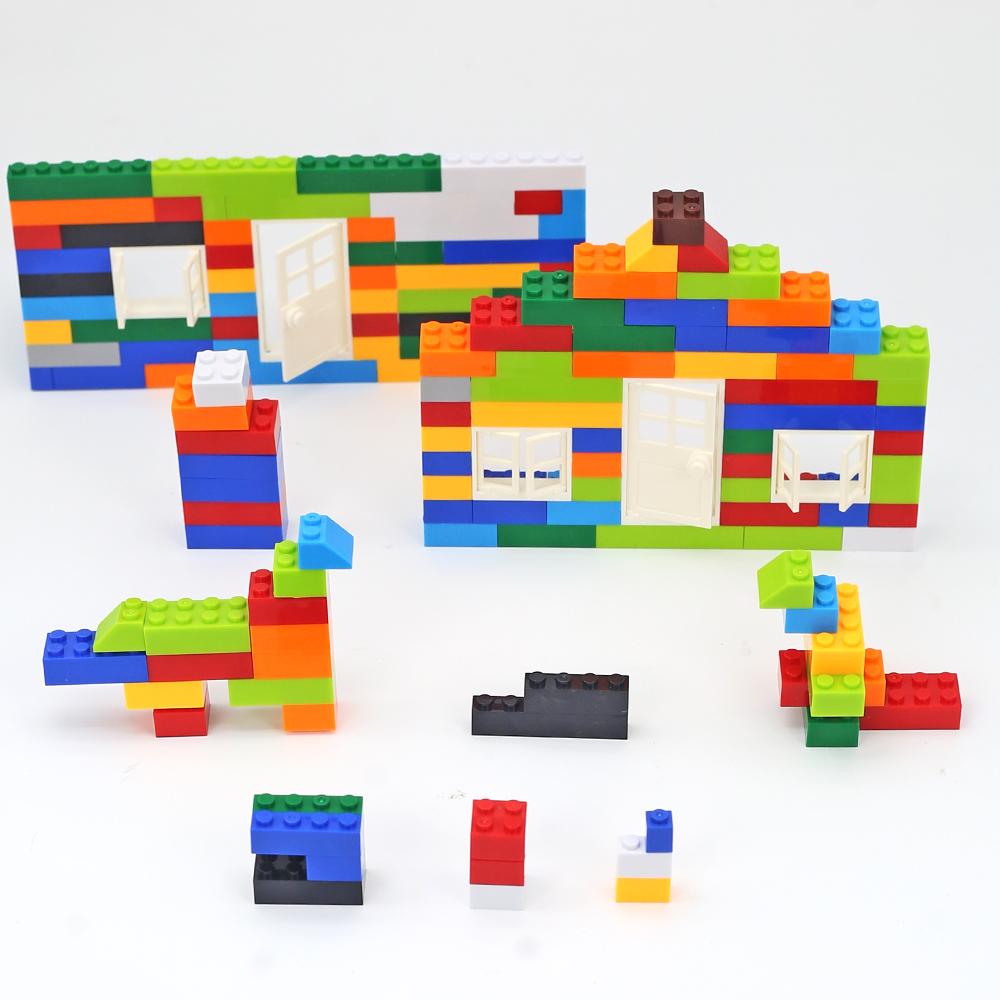 530G Bulk Building Blocks Toys Diy Toy Blocks Compatible Classic Bricks Windows Doors Parts Toys For Children Birthday Gifts