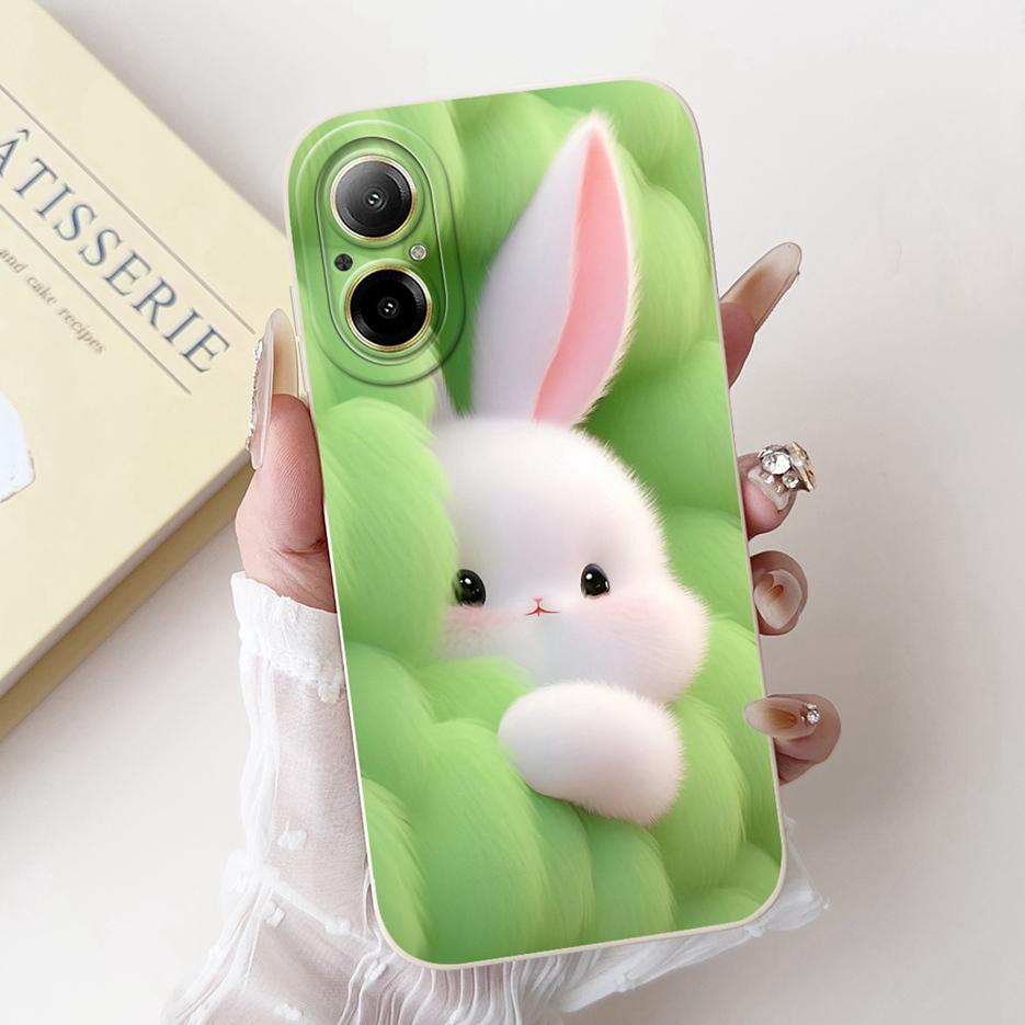 For Realme C67 4G Case RMX3890 Cute Panda Cartoon Cover Anti-Drop Phone Case For Realme C67 RealmeC67 4G Back Covers Soft Fundas