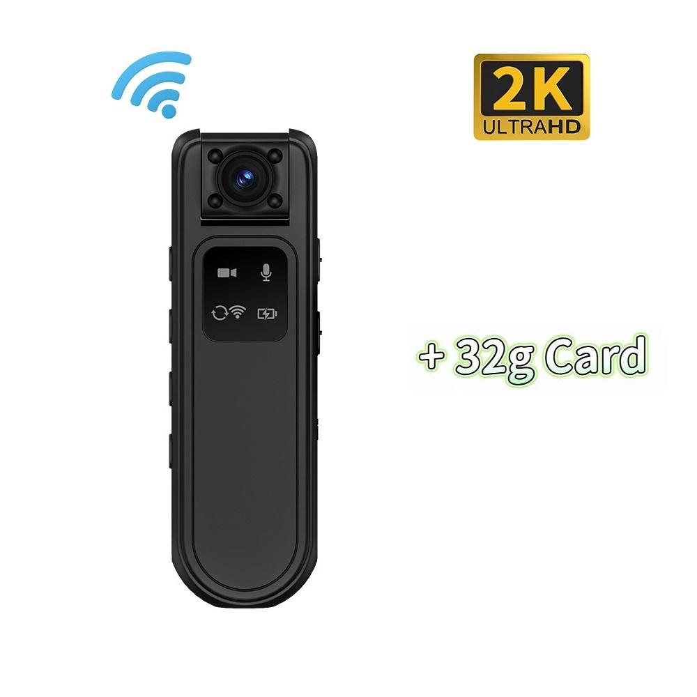HD WiFi Camera, Night Vision Bodycam, Outdoor Sports Camera, Webcam, Rotatable Bicycle Video Recorder