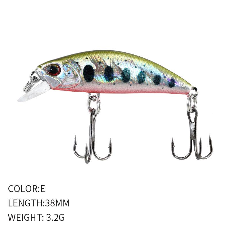 38Mm 3.2G Mini Sinking Minnow Fishing Lures Jerkbaits Peche Artificial Bait Wobbler Lure For Trout Bass Carp Fishing