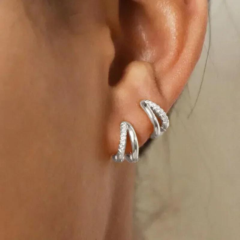 3 Piece Fashion Stainless Steel Round Star Drop Earrings Set for Women Gold Plated Dangle Earring Punk Unisex Rock Jewelry