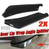 Nuovi 2 Pezzi Spoiler Laterale Diffusore Canard Sottoparaurti Posteriore Lip Wrap Splitter per A3 A4 S3 S4 B7 B8 B9 RS S-LINE Accessori Auto