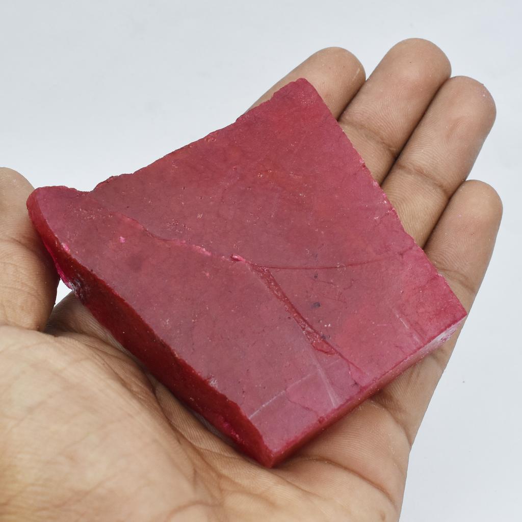Natural Red Ruby Loose Gemstone 1170.95 Ct Uncut Cut Rough for Lapidary and Gem Collections