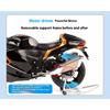 1/6 Suzuki Hayabusa Cool Alloy Motorcycle Model, Cool Sound and Light, Exhaust Pipe Sprayable, The Best Collection for Motorcycle Enthusiasts