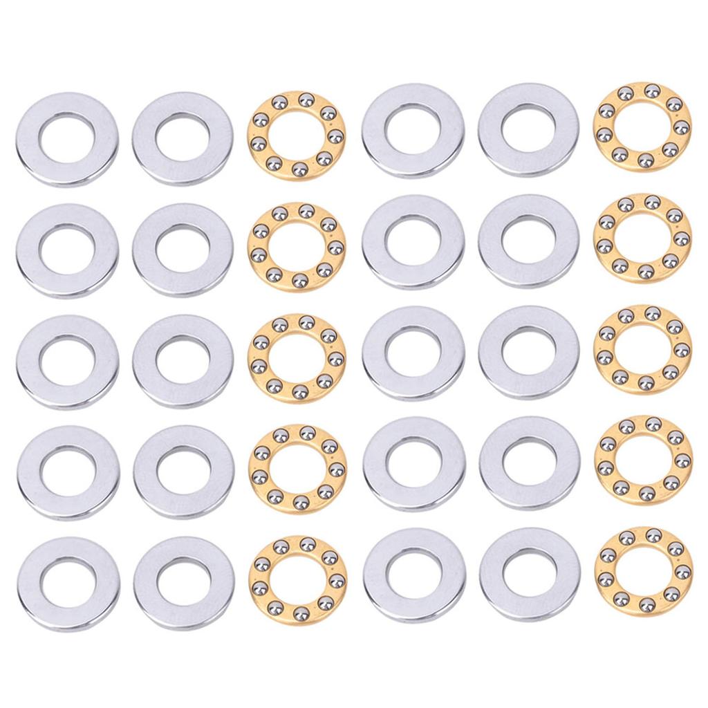 10pcs Thrust   Bearing Miniature High   Flat Steel Bearings Set (F6-12M 6x12x4.5mm)