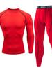 Men's 2025 Summer Outdoor Sports Long Sleeve Tight Fit Running & Cycling Set