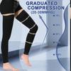 Pressure Level 2 Unisex Compression Socks 23-32Mmhg Thigh Stockings Stress Relief Compression Stockings