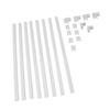 Cord Hider Stylish Cord Cover Raceway Kit Cable Concealer for TV Office 15.75x0.59x0.35in