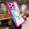 Magsafe Magnetic Clear Case for iPhone 16 15 14 Plus 13 12 11 Pro Max Wireless Charging Shockproof Fall Prevention Back Cover