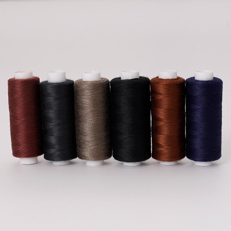 Colorfast Handmade 400-Yd Hand Sewing Thread: 6 Spools of 402 Colored Polyester Threads