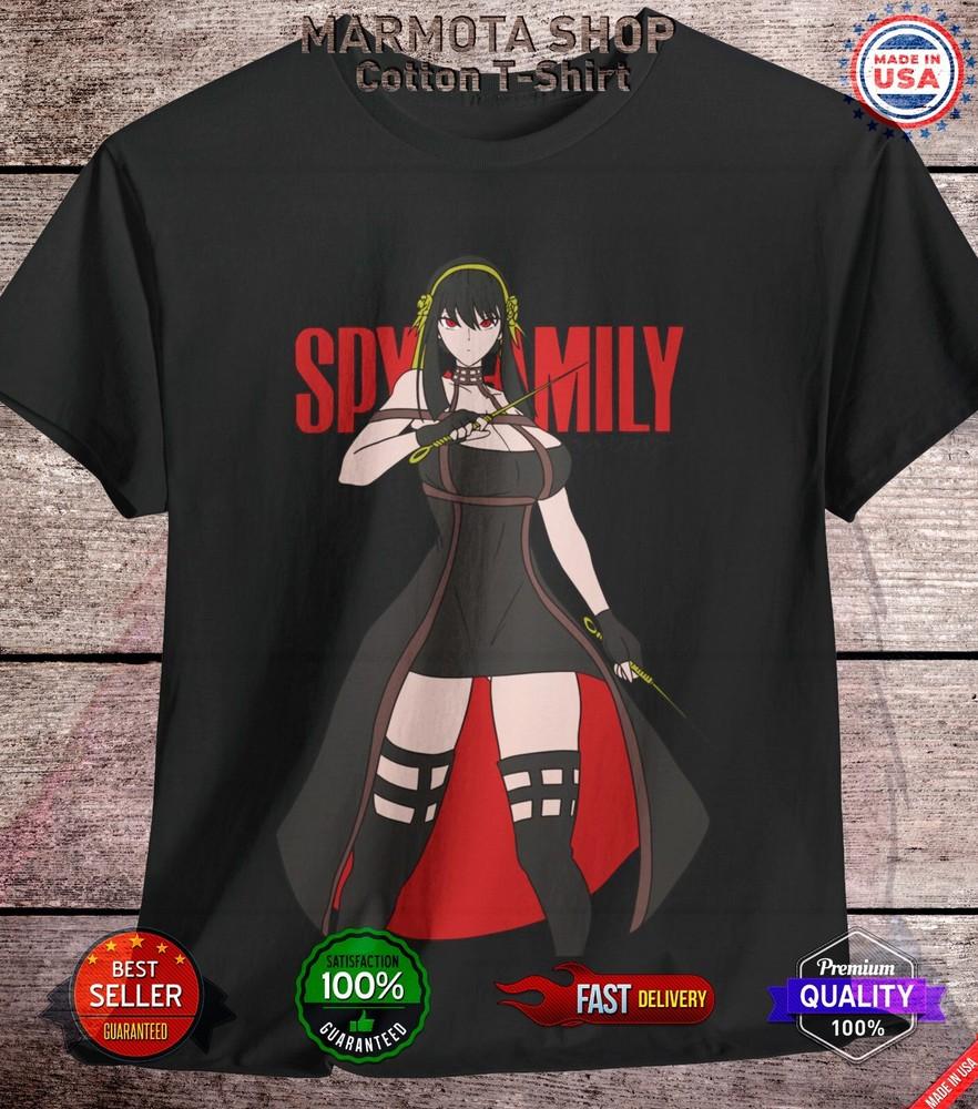 

Spy X Family T-Shirt Yor Forger Anya Loid Anime Japanese Tee Shirt Manga Kawaii 4XL