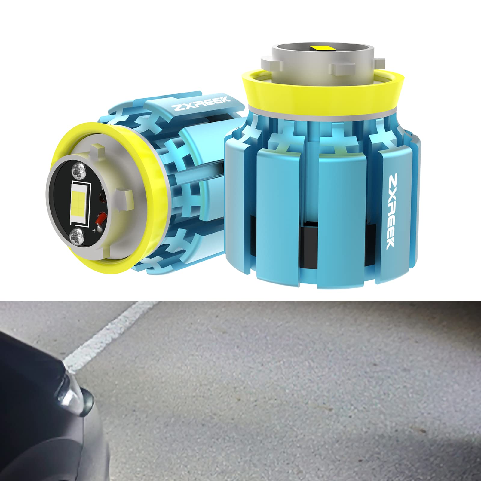 

ZXREEK L1B Новые оригинальные светодиодные противотуманные фары для замены Toyota DC12V Комплект из 2 шт. и оригинальная замена той же формы, что и совместимые с новой Toyota Corolla Sport