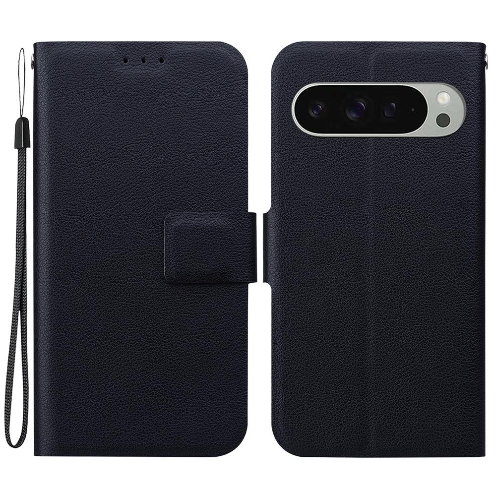 

For Google Pixel 9 Pro/Pixel 9 Case Ultra-Thin PU Leather + TPU Phone Cover with Card Slot A