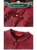Hengyuanxiang 2025 Autumn Festive Top for Mothers - Elegant Outerwear for Middle-Aged and Elderly Women