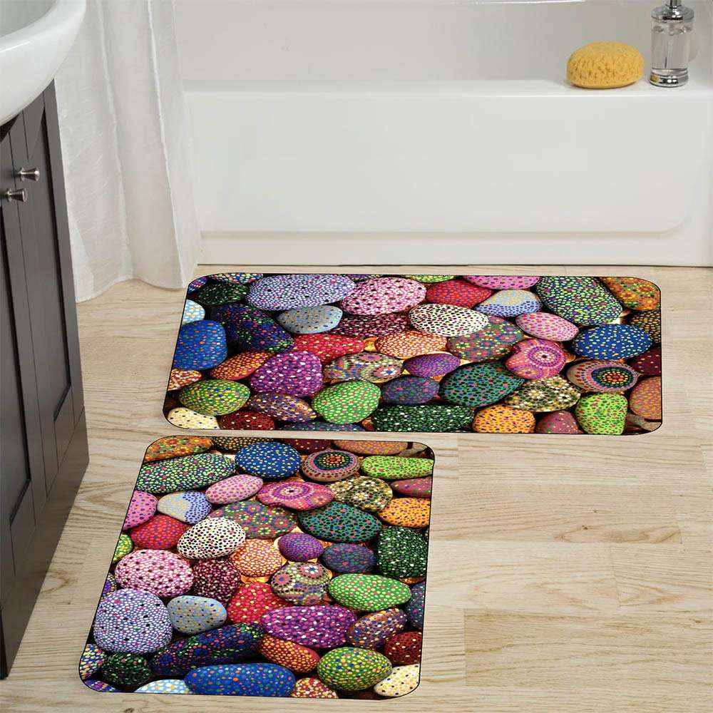 

Mosimoso Home RB017 Коврик для ванной с принтом, 2 шт. 100x60 cm
