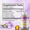 Complejo de Magnesio 5 en 1 500mg Mantener la función nerviosa y muscular Fortalecer la salud ósea