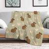 Capybara II Throw Blanket All Season Soft Lightweight Blanket for Home